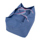 Bag for laundry with a flap